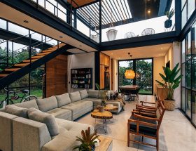 sala de estar con diseño contemporáneo